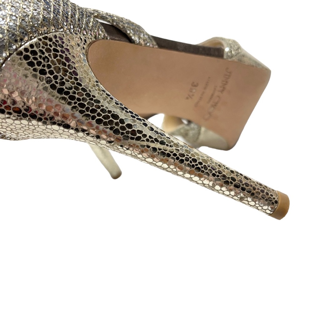 Jimmy Choo Kayden Heels Pumps Gold - Picture 6 of 10